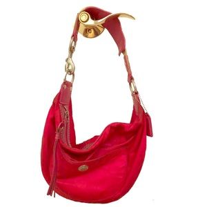 🎉HP - Coach Hamptons Weekend Shoulder Hobo Purse